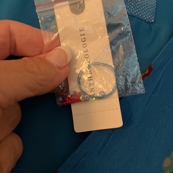 Anthropologie maxi dress, gorgeous NWT $228 fully lined, size M pull on - Picture 3 of 7